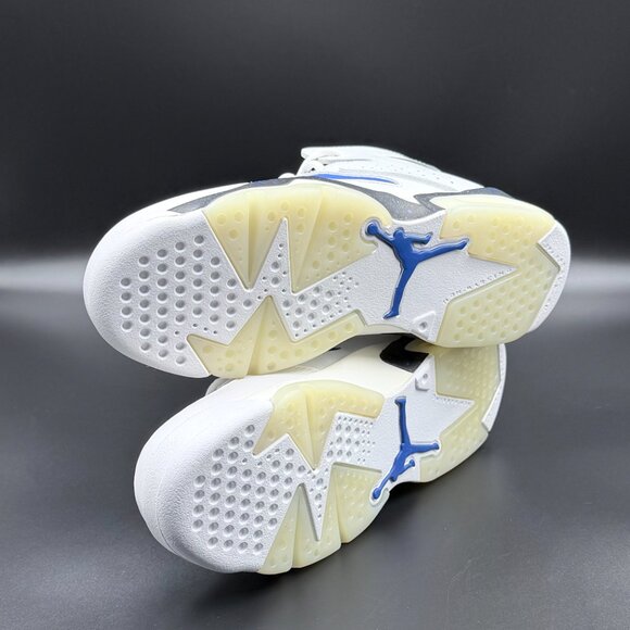 Air Jordan Flight Club 91 GS 'White Hyper Royal' - Picture 12 of 15